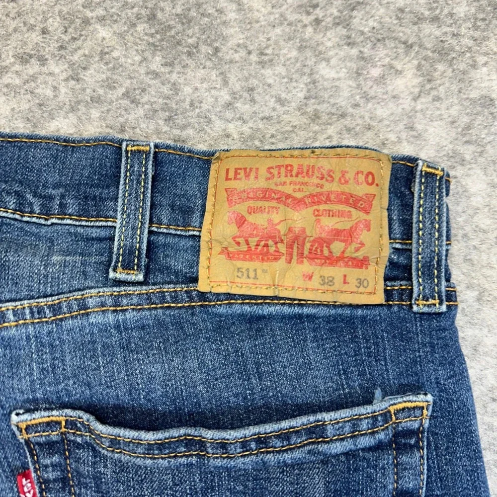 Lot of 4 Levi's Slim Jeans Men's 38x30 Blue Black 511 541 513 Denim Work Pants